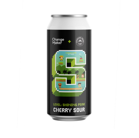 Level Shining Peak Collaboration Cherry Sour Ale 440ml 6 Packs